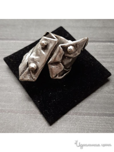 Кольцо "Старое в Новом" De.lin`a, цвет Металлический