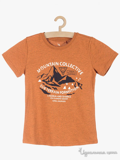 Футболка 5.10.15, цвет коричневый