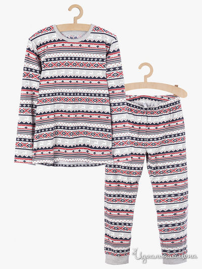 Пижама 5.10.15, цвет Серо-красно-черный