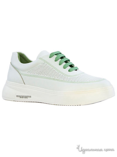 Полуботинки Milana, цвет белый; зеленый