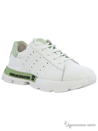 Полуботинки Milana, цвет белый; зеленый