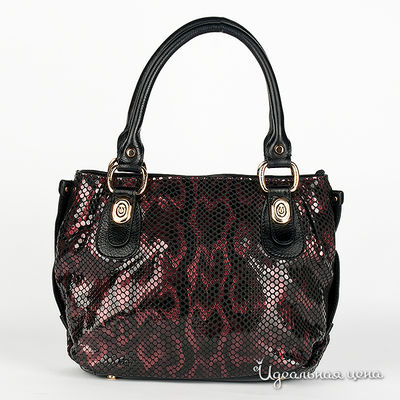 Сумка Leo Ventoni, цвет цвет бордово-черный