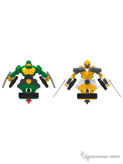 Набор волчков-трансформеров 2-в-1  "Фантом" и "Молот"  с аксессуарами Spin Racers