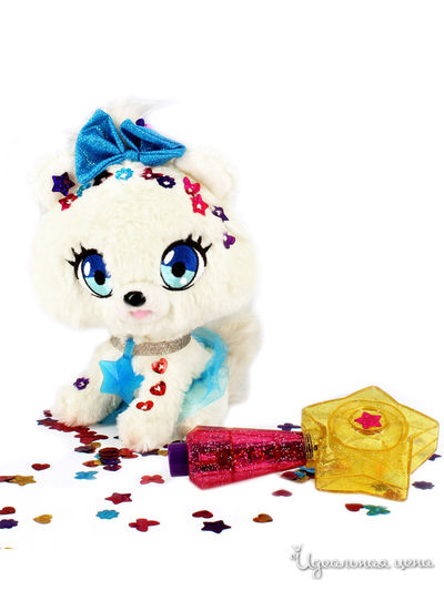 Плюшевая белая собачка, 20 см Shimmer Stars