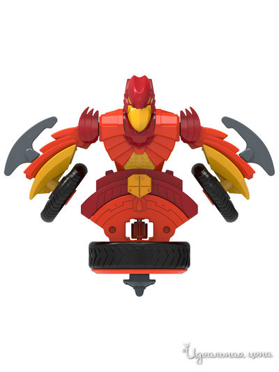 Волчок-трансформер 2-в-1 "Огнедышащий"  с аксессуарами, 15х27х5,5, см Spin Racers