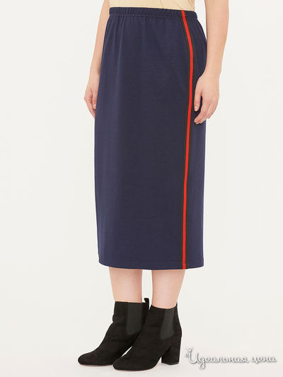 Юбка Svesta, цвет темно-синий, красный