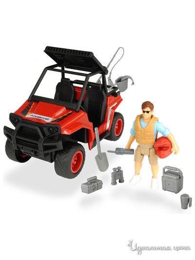 Квадроцикл паркового рейнджера серии с фигуркой и аксессуарами, 16 см DICKIE