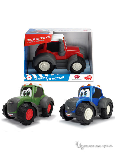 Трактор Happy Fendt,  25 см 3 вида DICKIE, цвет в ассортименте