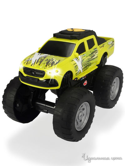 Машинка рейсинговый монстр-трак Mercedes Benz X моторизированная, 25,5 см свет звук DICKIE