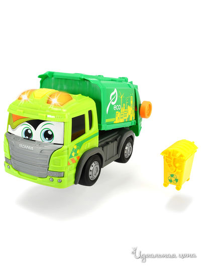 Мусоровоз Happy, моторизированный, 25 см свет звук DICKIE
