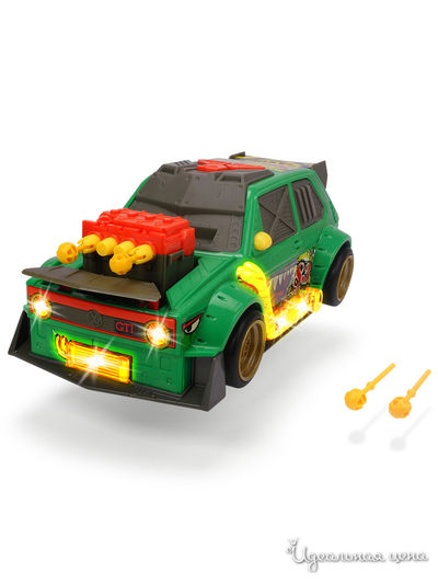 Машинка с залповой установкой VW Golf 1 GTI, 26 см свет звук DICKIE