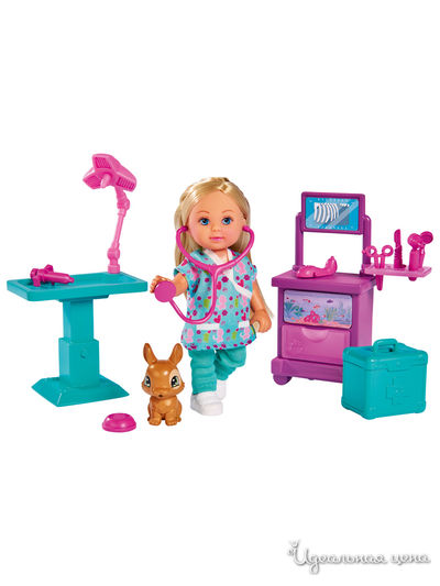 Кукла Еви 12 см Набор  Доктор в клинике Simba