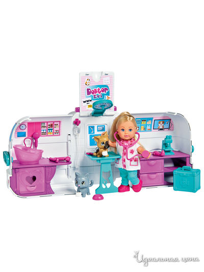 Кукла Еви 12 см Набор Мобильный доктор Simba
