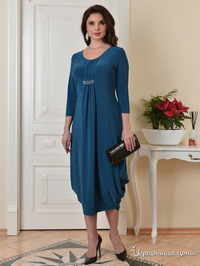 Платье Salvi, цвет морская волна