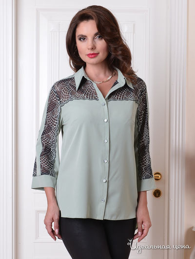 Блуза Salvi, цвет олива