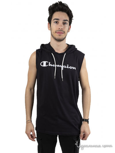 Майка с капюшоном Champion, цвет черный