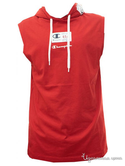 Майка с капюшоном Champion, цвет красный