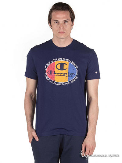 Футболка Champion, цвет синий