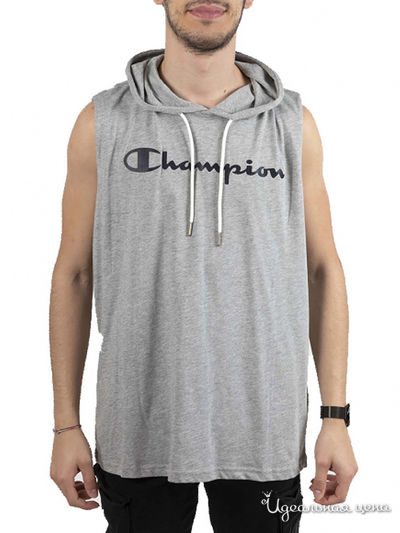 Майка с капюшоном Champion, цвет серый