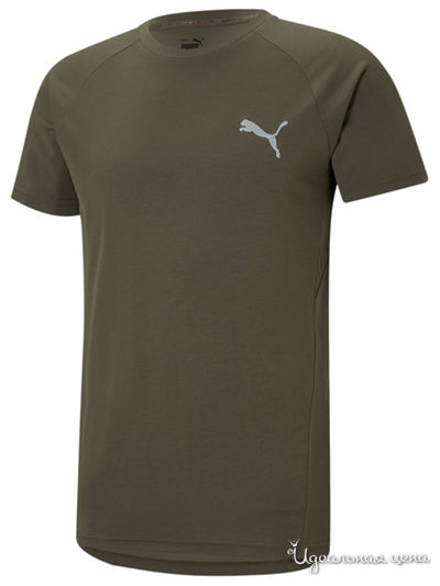 Футболка Puma, цвет зеленый