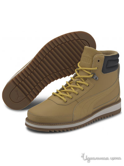 Ботинки Puma, цвет коричневый