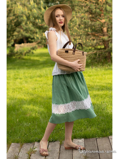 Юбка Baon, цвет зеленый