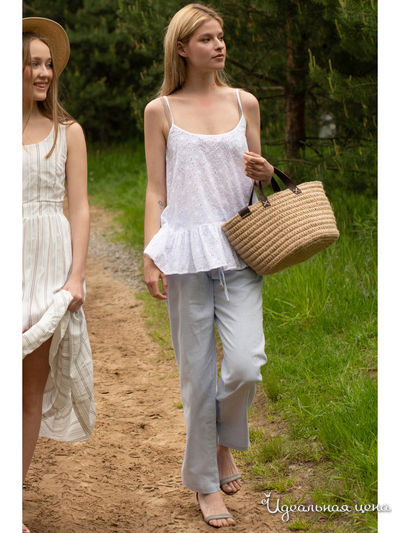 Брюки Baon, цвет голубой