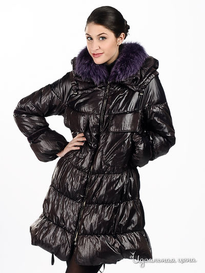 Пуховик Sandro Ferrone&Suprem, цвет цвет фиолетовый