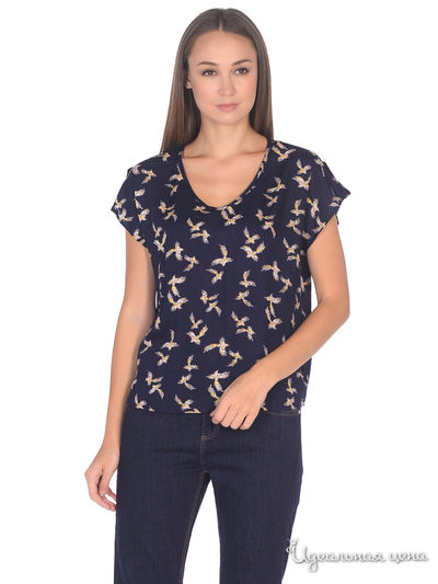 Блуза Baon, цвет синий