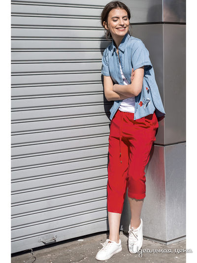 Бриджи Baon, цвет красный