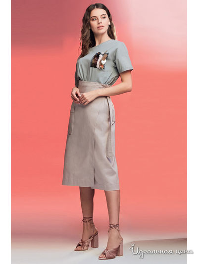 Юбка Baon, цвет серый