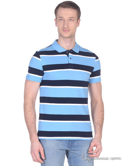 Поло Baon, цвет голубой