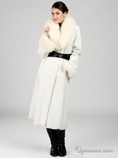 Дубленка Sandro Ferrone&Suprem, цвет цвет белый