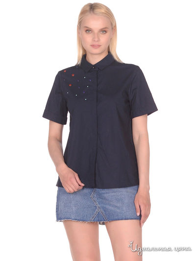 Блуза Baon, цвет синий