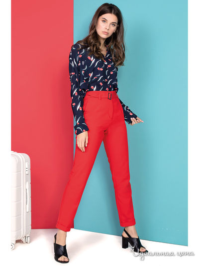 Брюки Baon, цвет красный