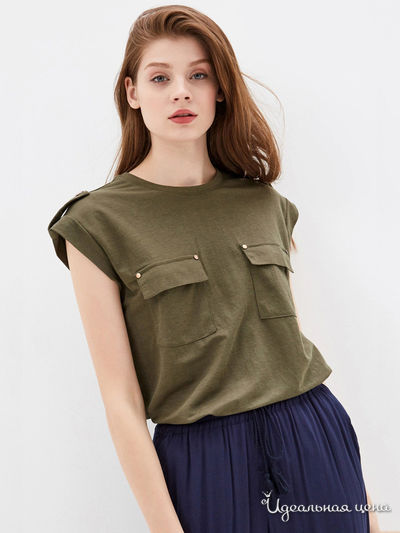 Блуза Baon, цвет хаки