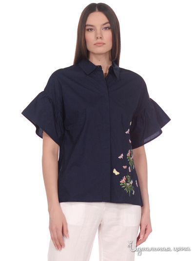 Блуза Baon, цвет синий