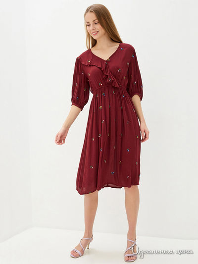 Платье Baon, цвет бордовый