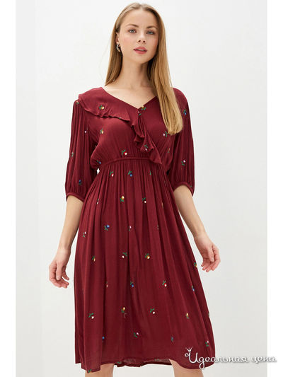 Платье Baon, цвет бордовый