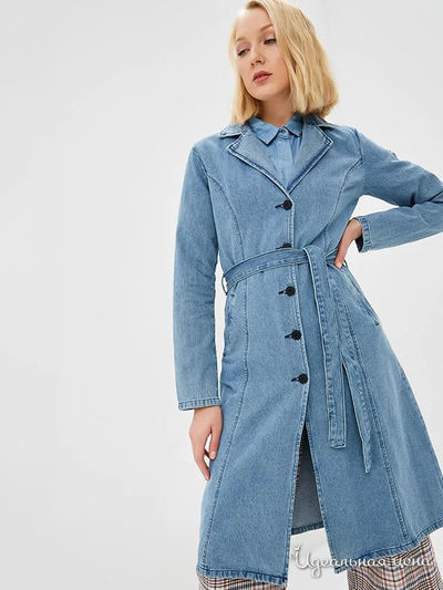 Плащ Baon, цвет голубой