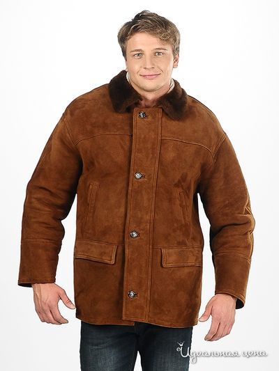 Дубленка Sandro Ferrone&Suprem, цвет цвет светло-коричневый