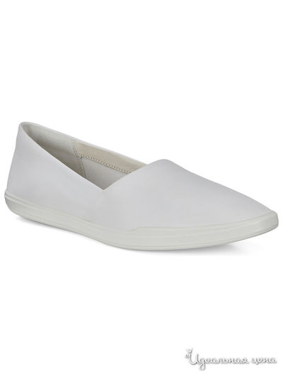 Слипоны Ecco, цвет белый