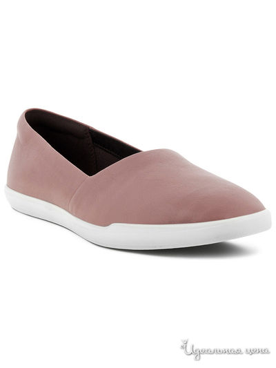 Слипоны Ecco, цвет розовый