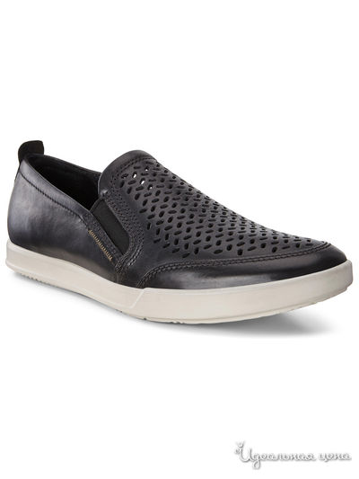 Слипоны Ecco, цвет черный