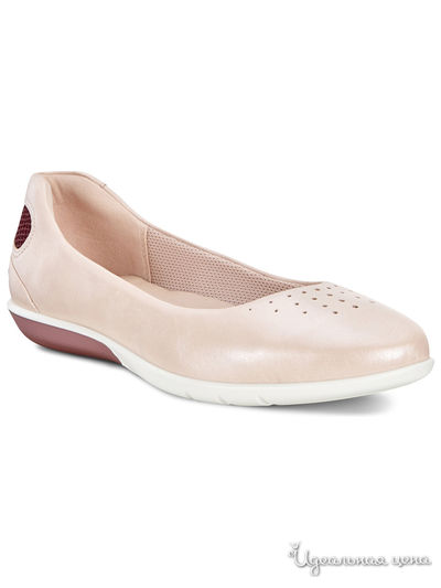 Балетки Ecco, цвет розовый