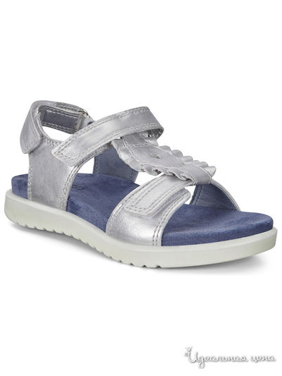 Сандалии Ecco, цвет серебряный