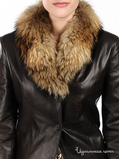 Куртка Society женская, цвет темно-коричневый