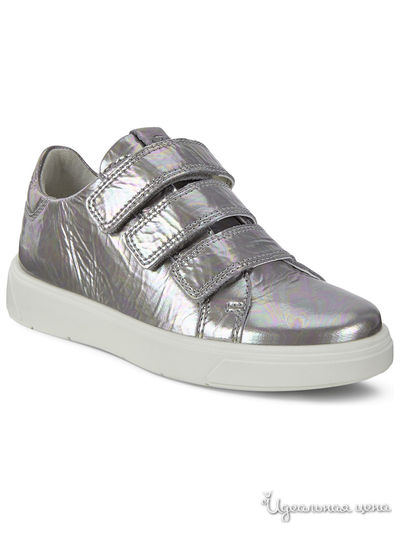 Кеды Ecco, цвет металлик