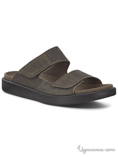 Шлепанцы Ecco, цвет болотный