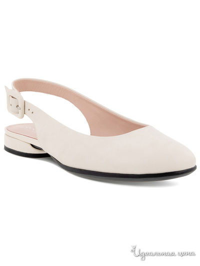 Балетки Ecco, цвет бежевый